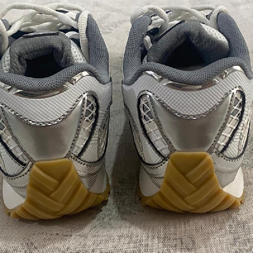 Bottega Veneta Silver - Toned Sneakers - Picture 4 of 4